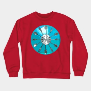 Cutlery O'clock Crewneck Sweatshirt